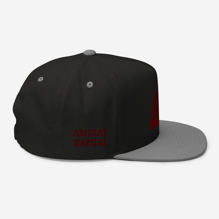Casquette à Visière Plate profil haut logoR