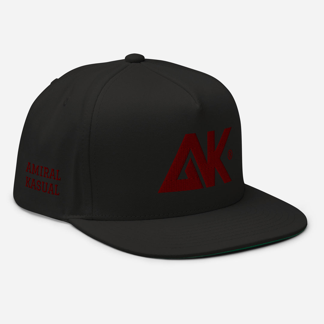 Casquette à Visière Plate profil haut logoR