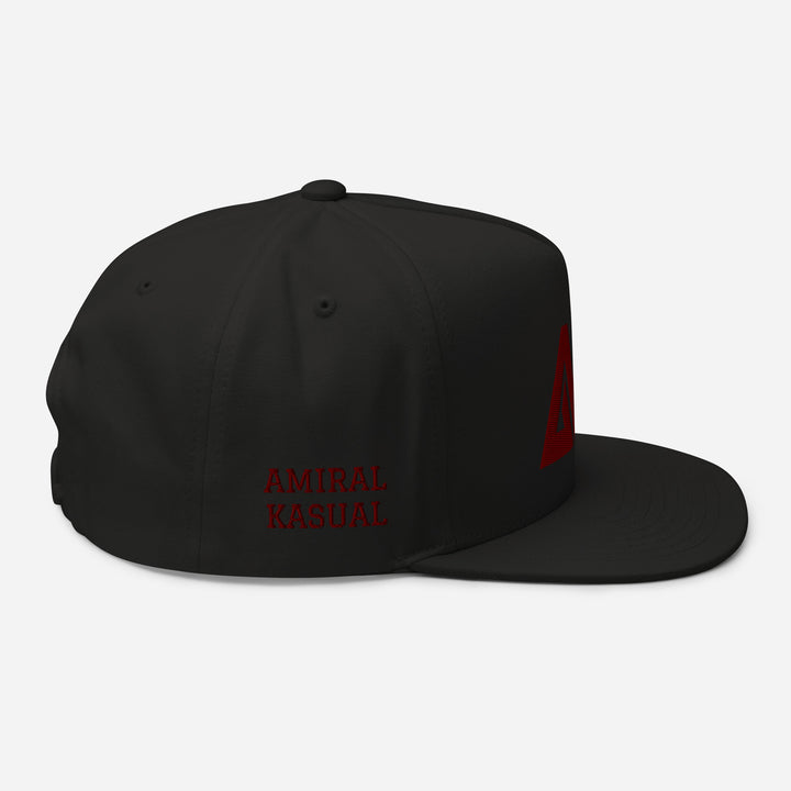 Casquette à Visière Plate profil haut logoR