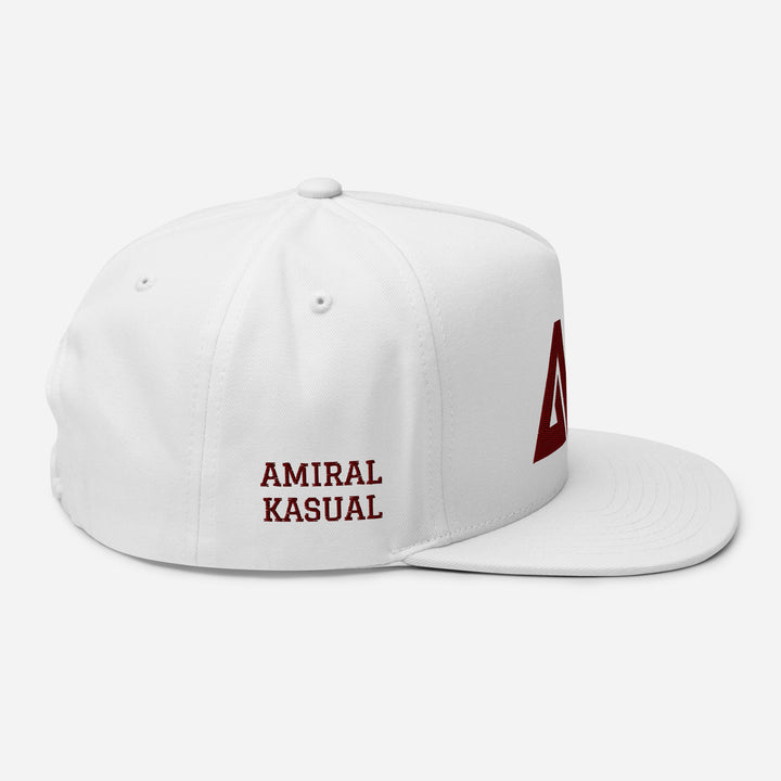 Casquette à Visière Plate profil haut logoR