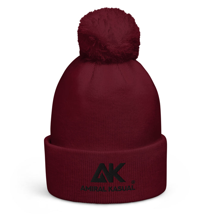 Bonnet Tricot double à pompon Authentic