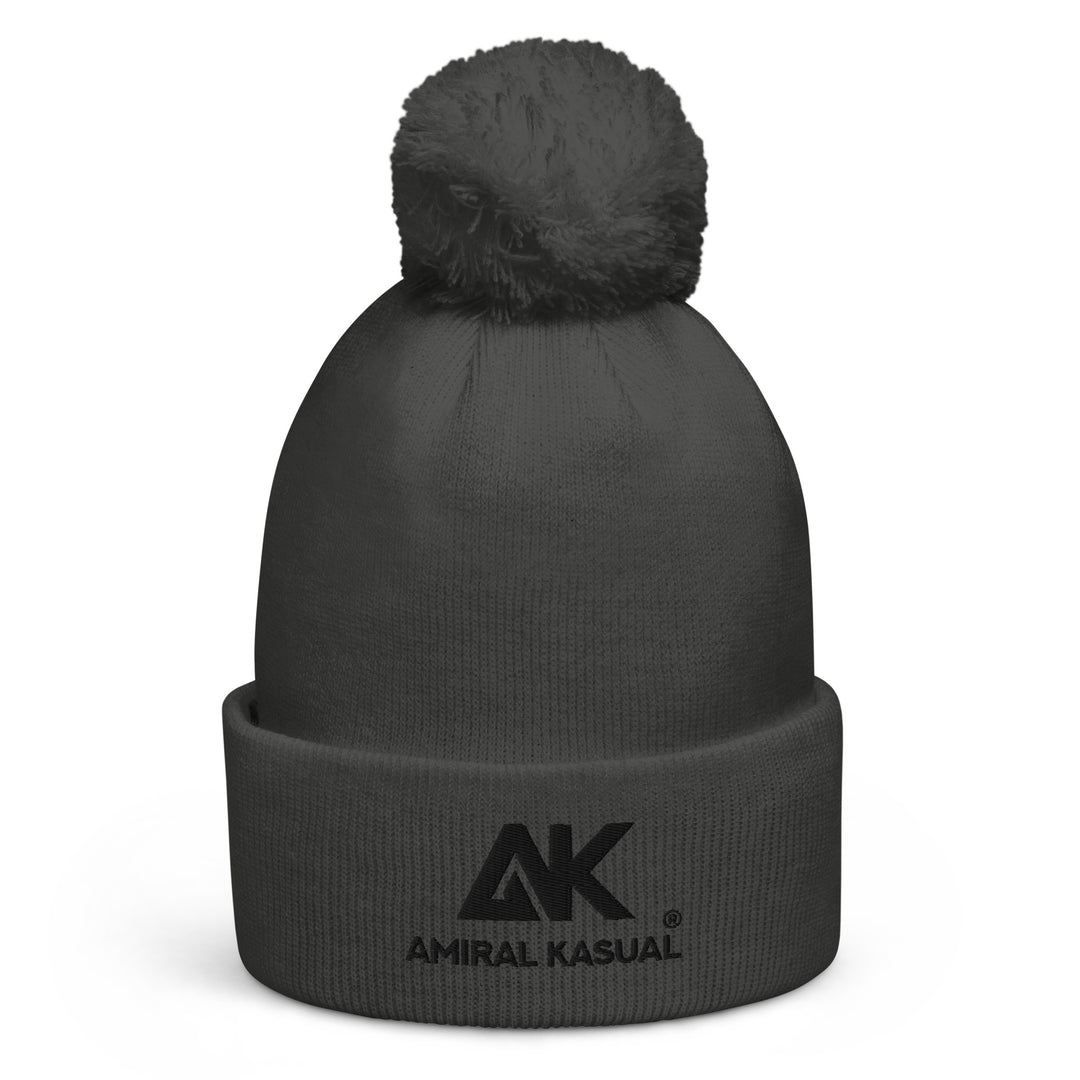 Bonnet Tricot double à pompon Authentic