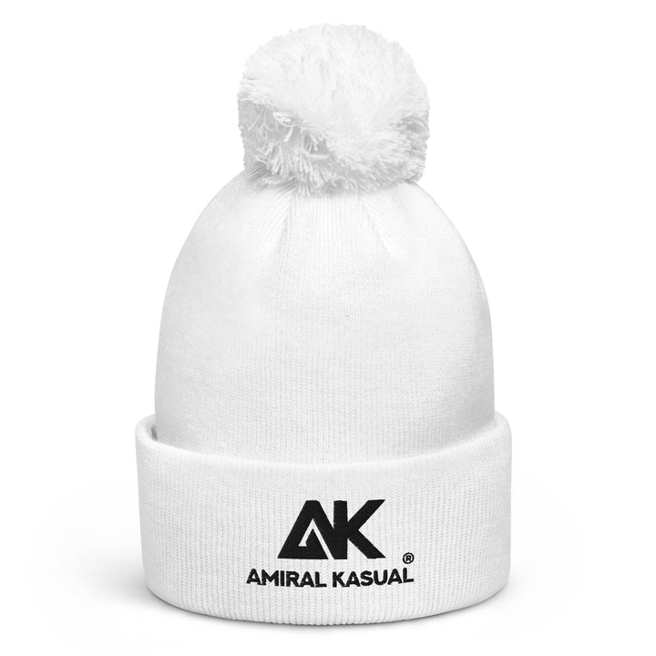 Bonnet Tricot double à pompon Authentic