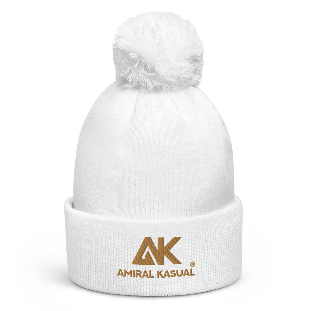 Bonnet Tricot double à pompon Authentic