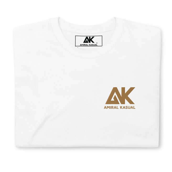 T-shirt basique doux Femme brodé Authentic