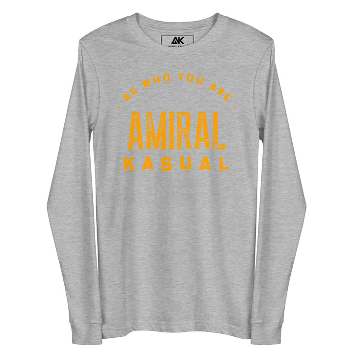T-shirt Manches Longues Homme 100 % en coton Be who you are