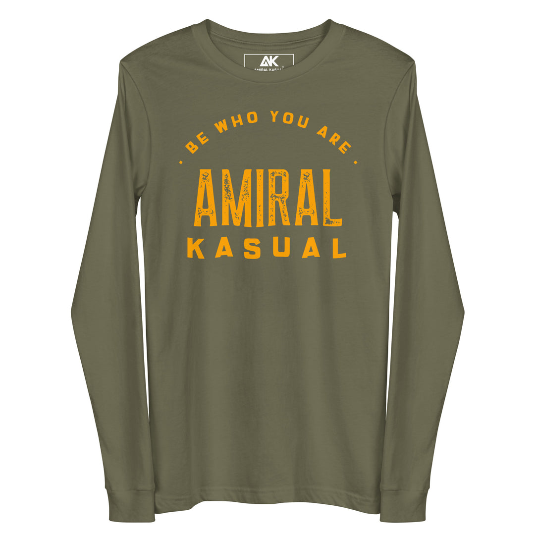 T-shirt Manches Longues Homme 100 % en coton Be who you are