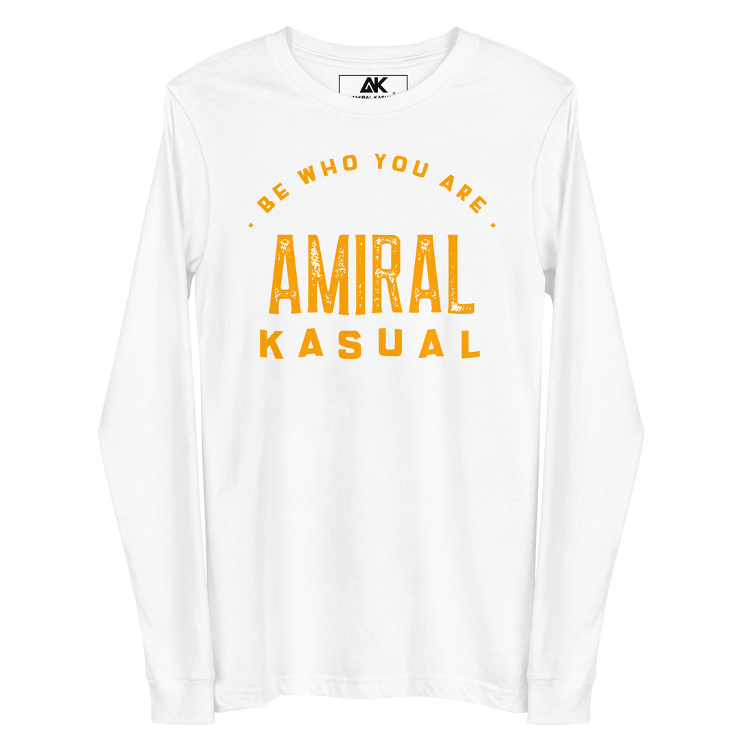 T-shirt Manches Longues Homme 100 % en coton Be who you are