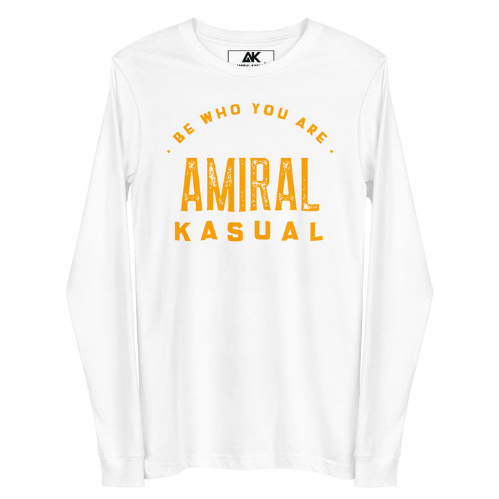 T-shirt Manches Longues Homme 100 % en coton Be who you are