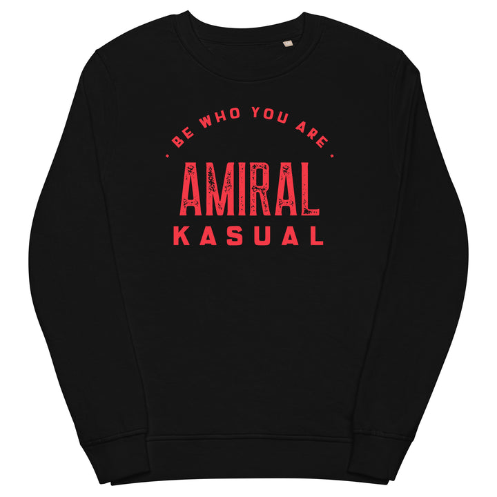 Sweat-shirt doux BIO-écologique Femme Be who you are