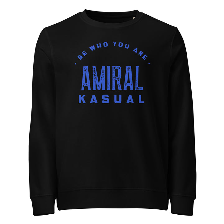 Sweat-shirt doux BIO-écologique Homme Be who you are
