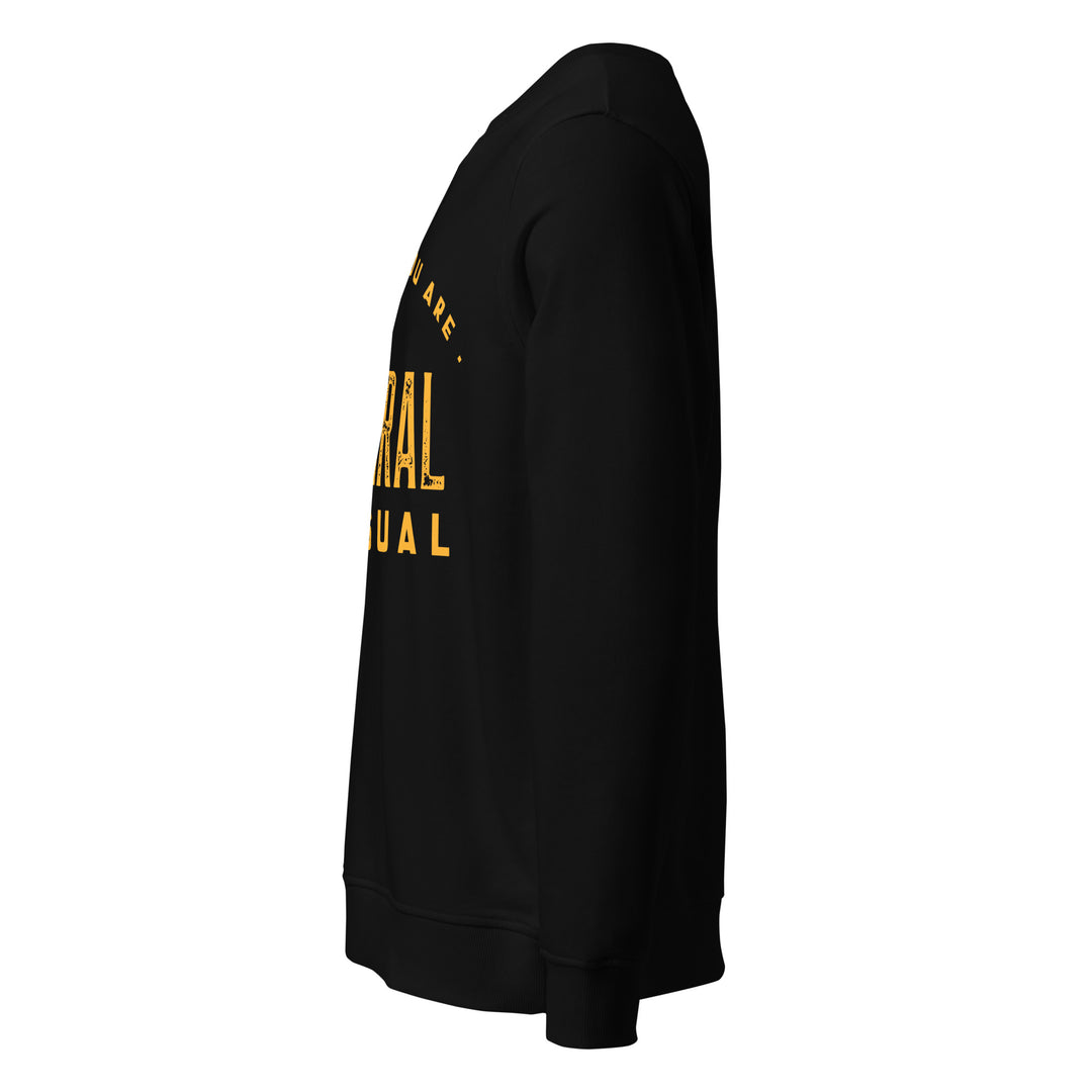 Sweat-shirt doux BIO-écologique Homme Be who you are