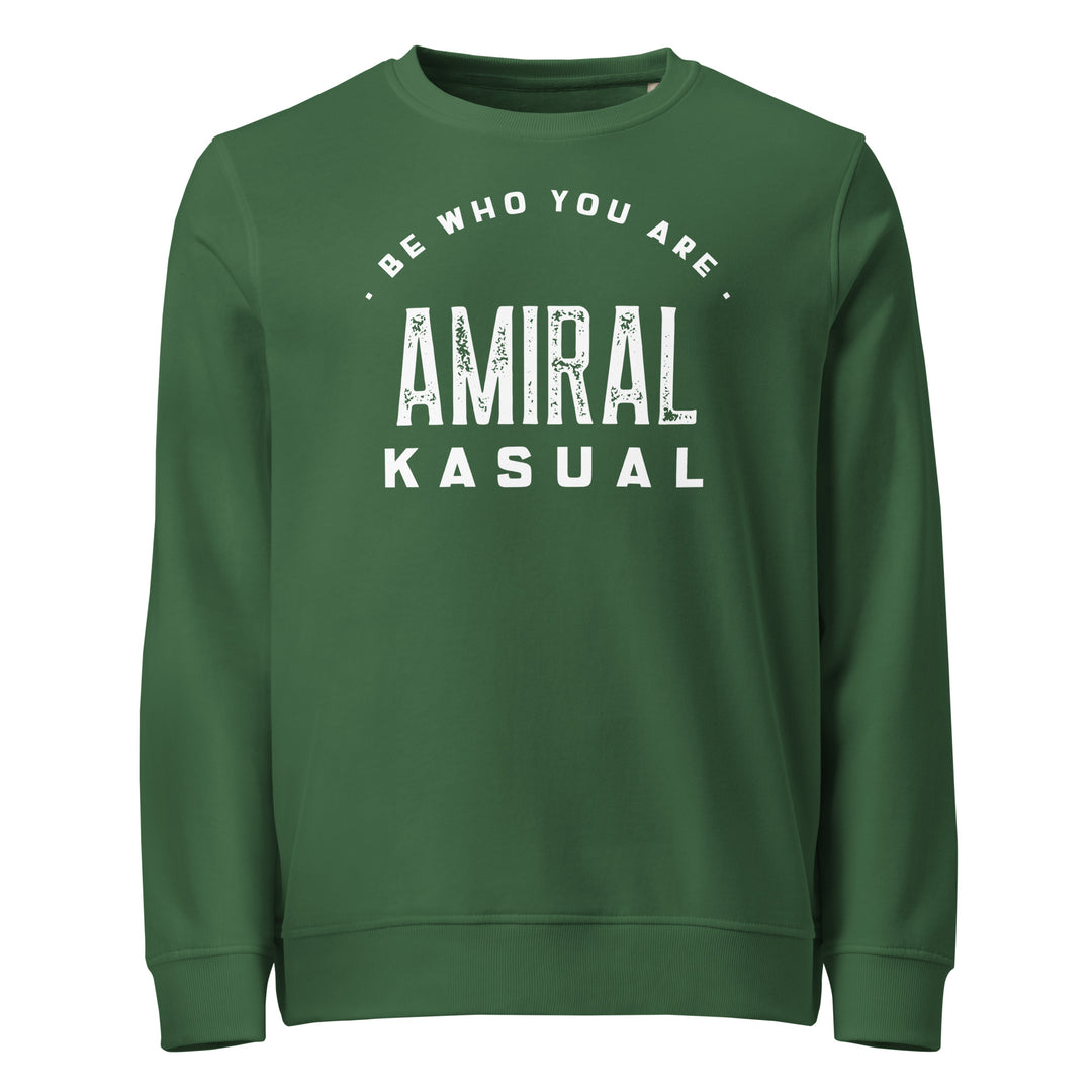 Sweat-shirt doux BIO-écologique Homme Be who you are