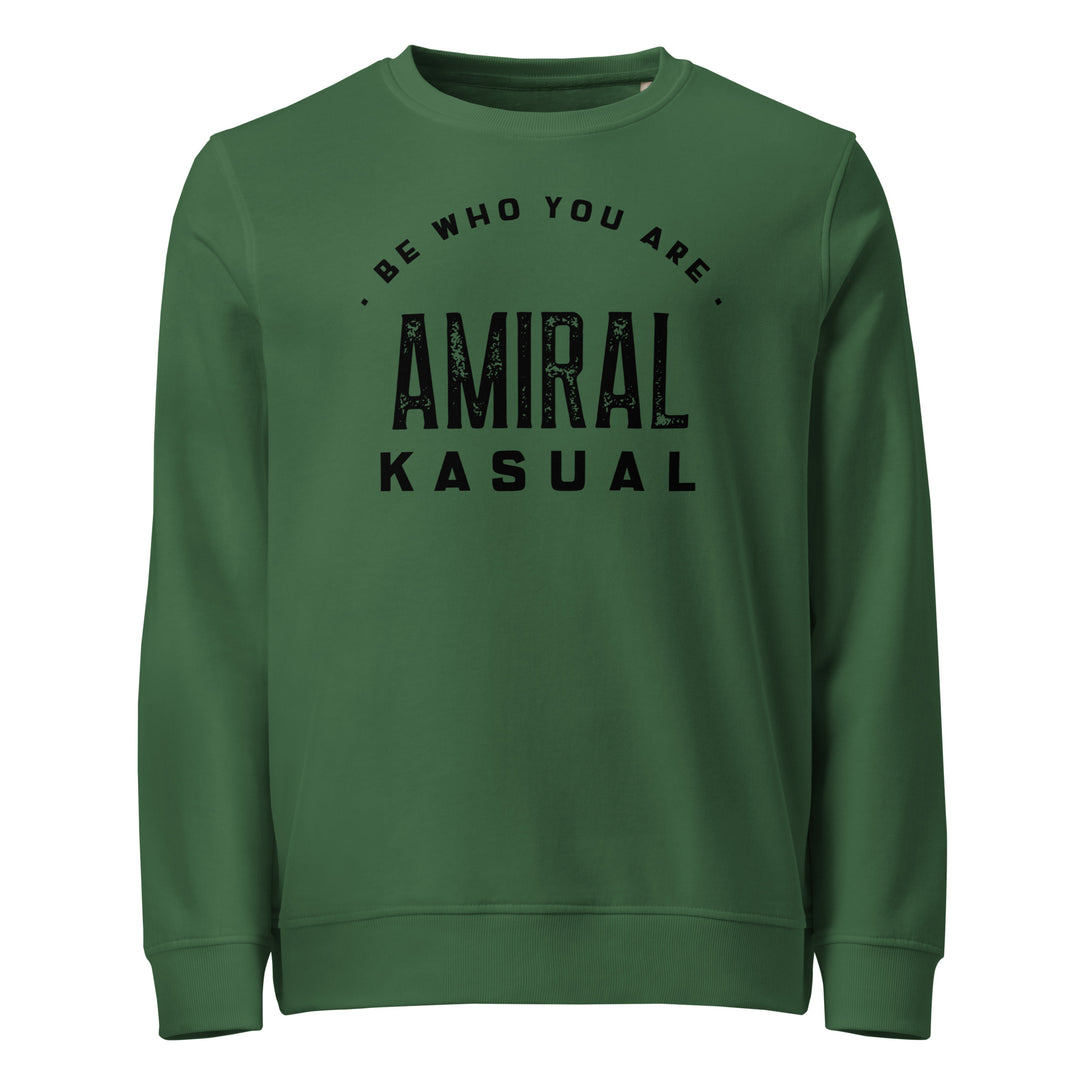 Sweat-shirt doux BIO-écologique Homme Be who you are