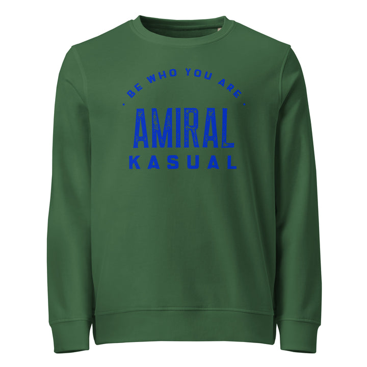 Sweat-shirt doux BIO-écologique Homme Be who you are
