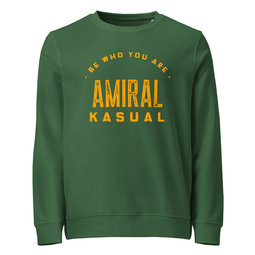 Sweat-shirt doux BIO-écologique Homme Be who you are
