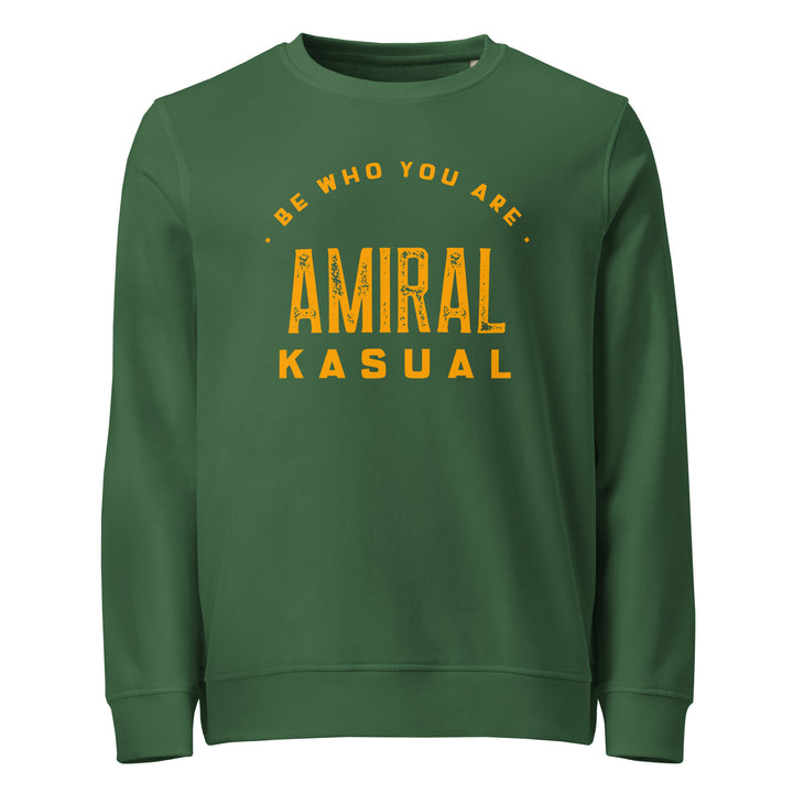 Sweat-shirt doux BIO-écologique Homme Be who you are