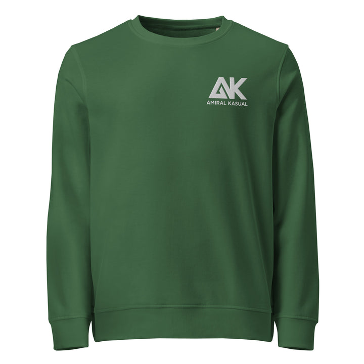 Sweat-shirt doux BIO-écologique Homme Brodé Authentic
