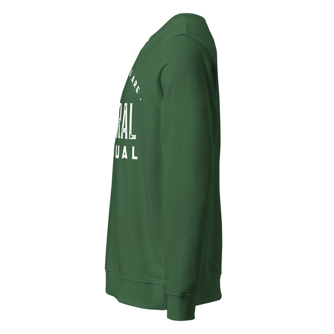 Sweat-shirt doux BIO-écologique Homme Be who you are