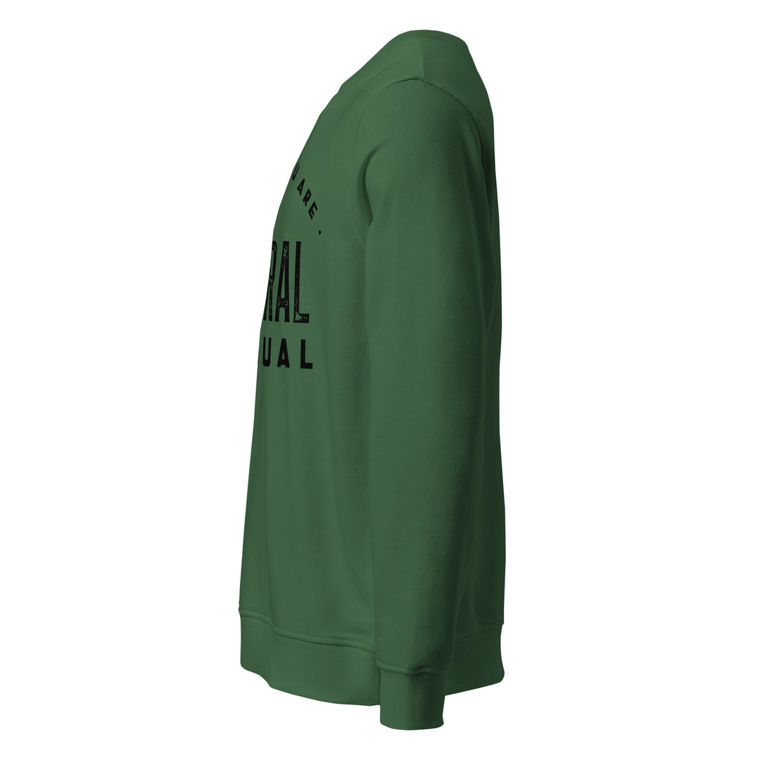 Sweat-shirt doux BIO-écologique Homme Be who you are