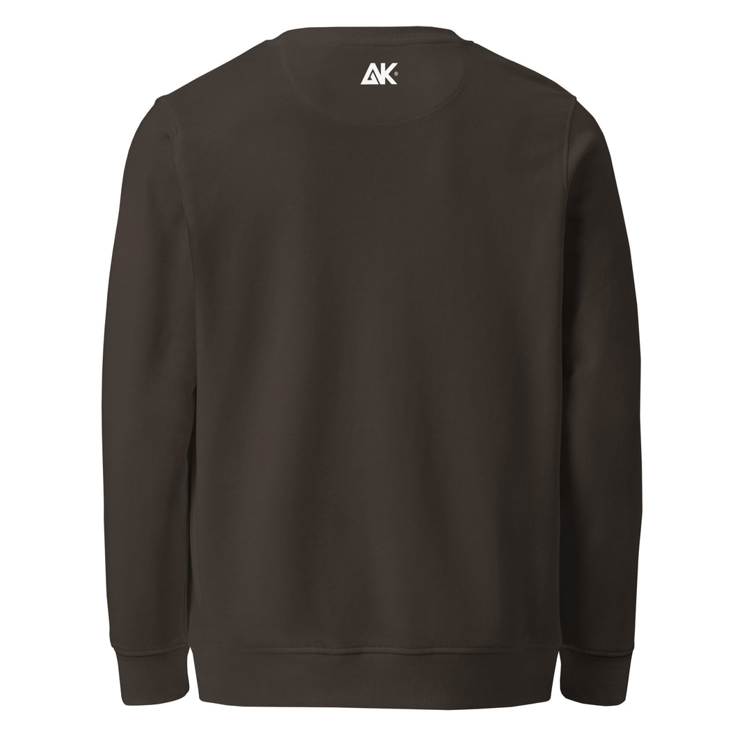 Sweat-shirt doux BIO-écologique Homme Brodé Authentic