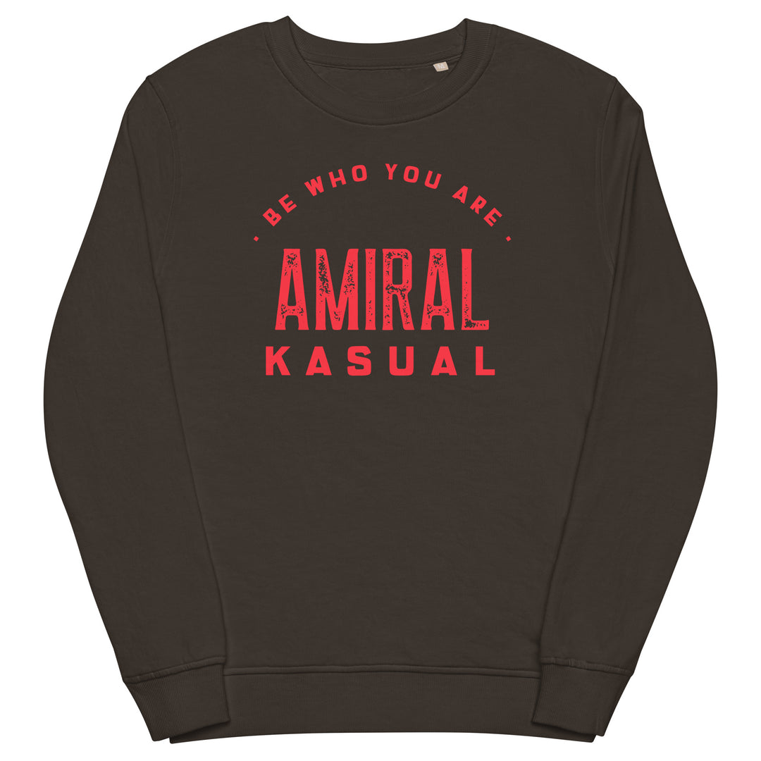 Sweat-shirt doux BIO-écologique Femme Be who you are