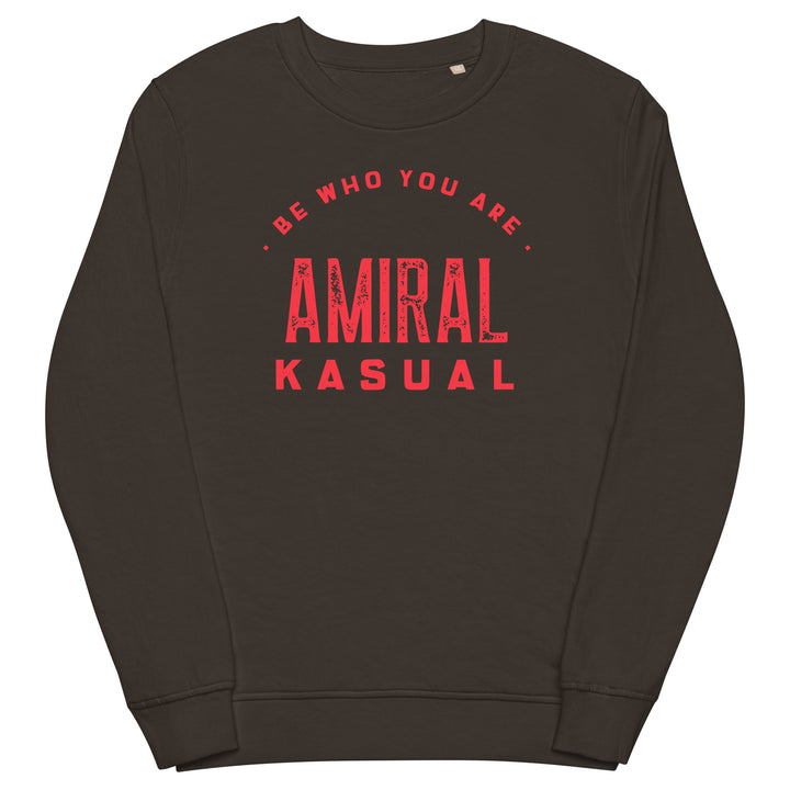 Sweat-shirt doux BIO-écologique Femme Be who you are