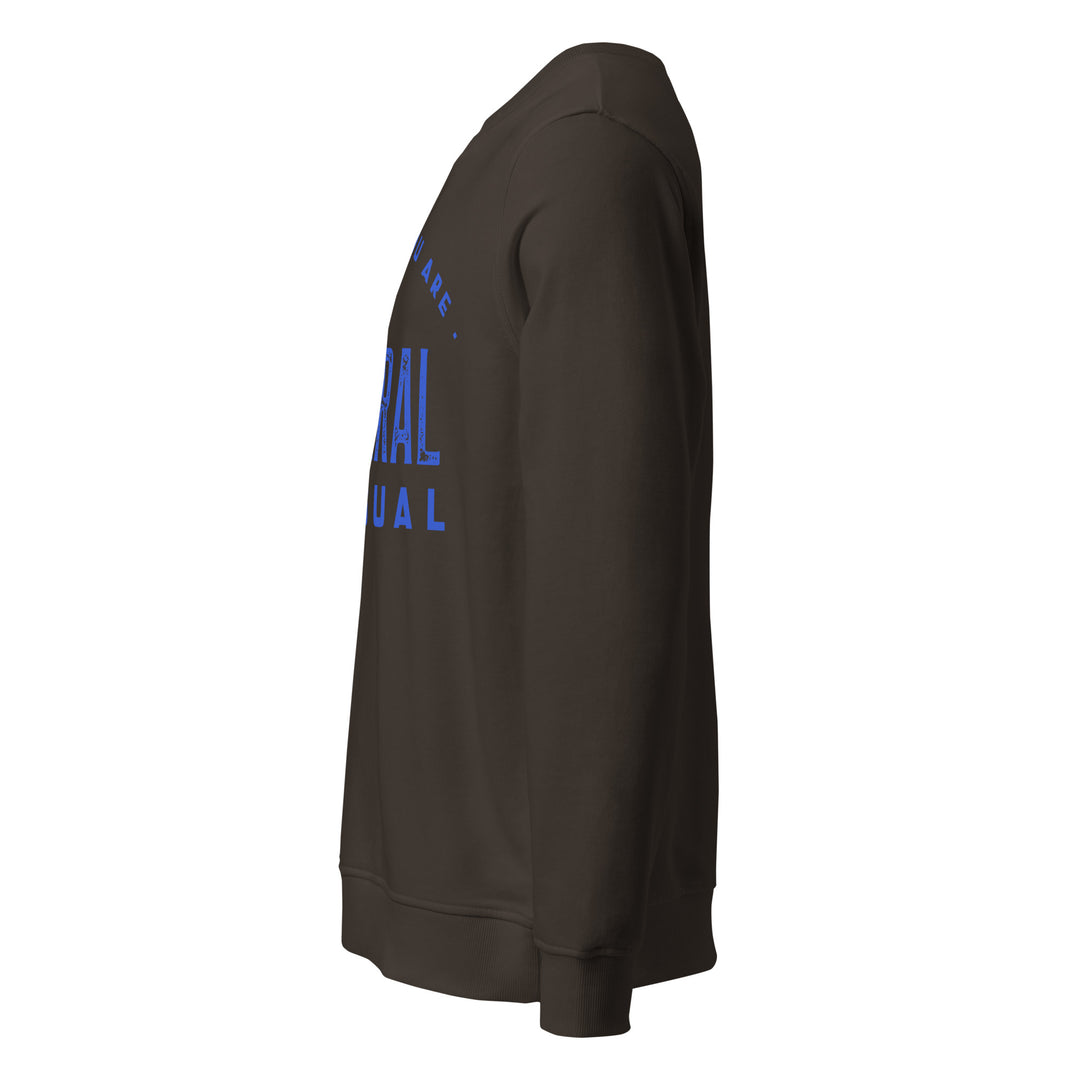 Sweat-shirt doux BIO-écologique Homme Be who you are