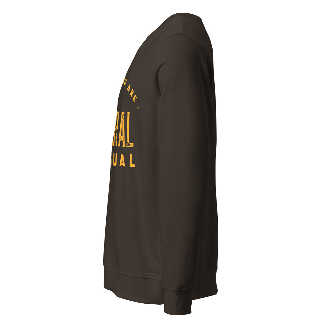 Sweat-shirt doux BIO-écologique Homme Be who you are