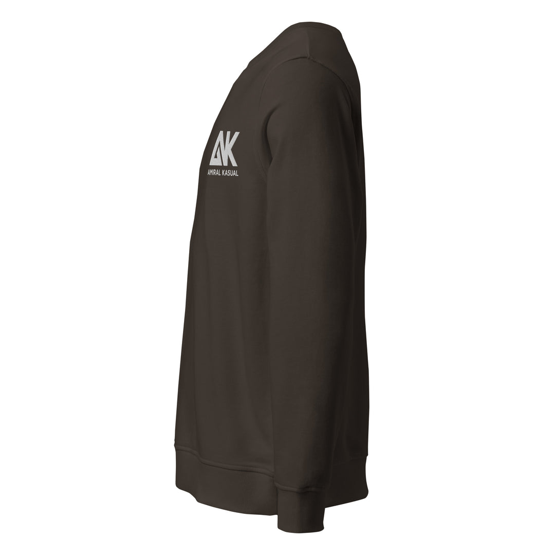 Sweat-shirt doux BIO-écologique Homme Brodé Authentic