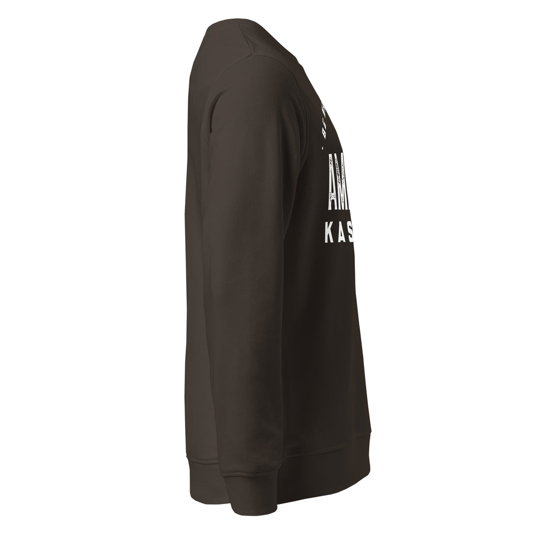Sweat-shirt doux BIO-écologique Homme Be who you are