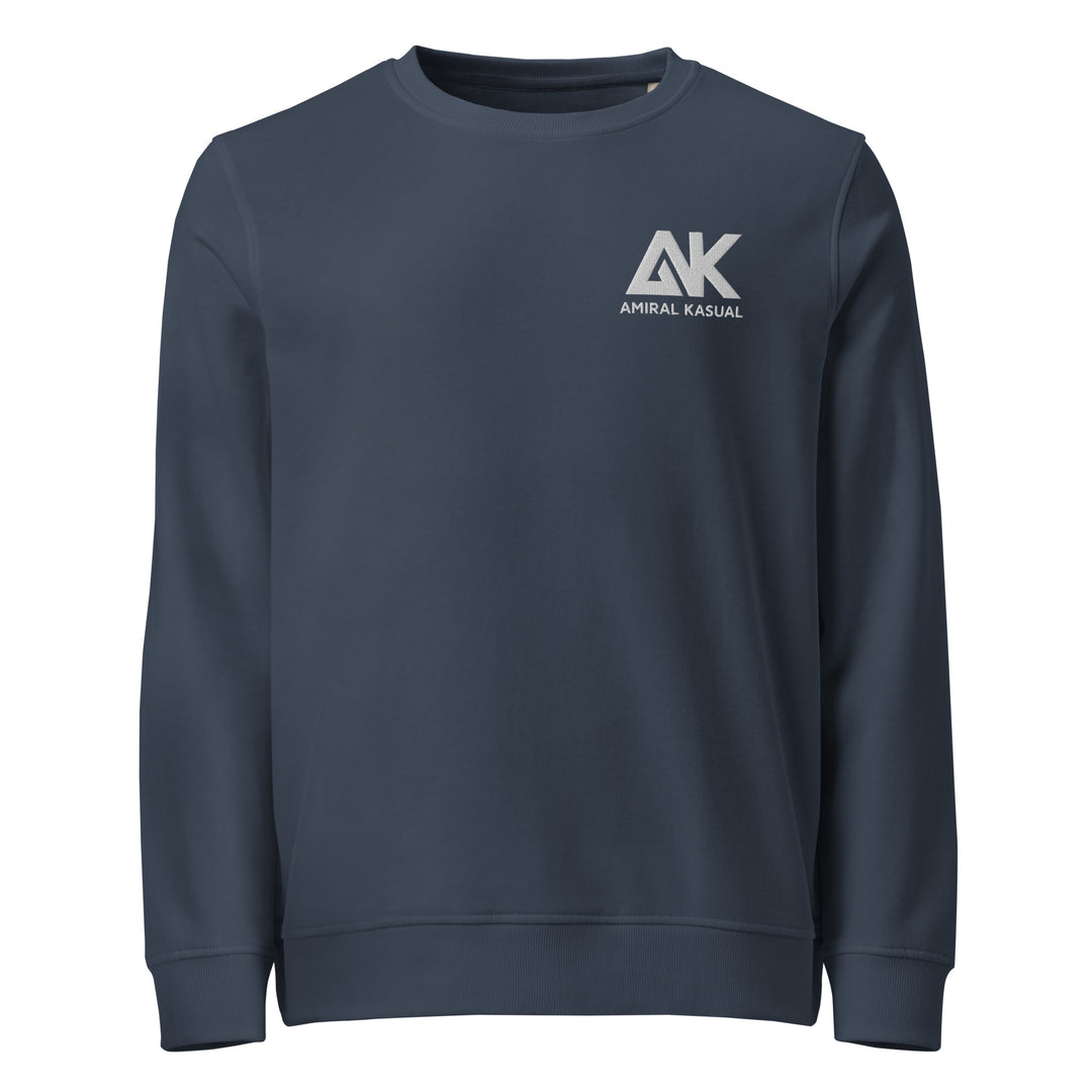 Sweat-shirt doux BIO-écologique Homme Brodé Authentic