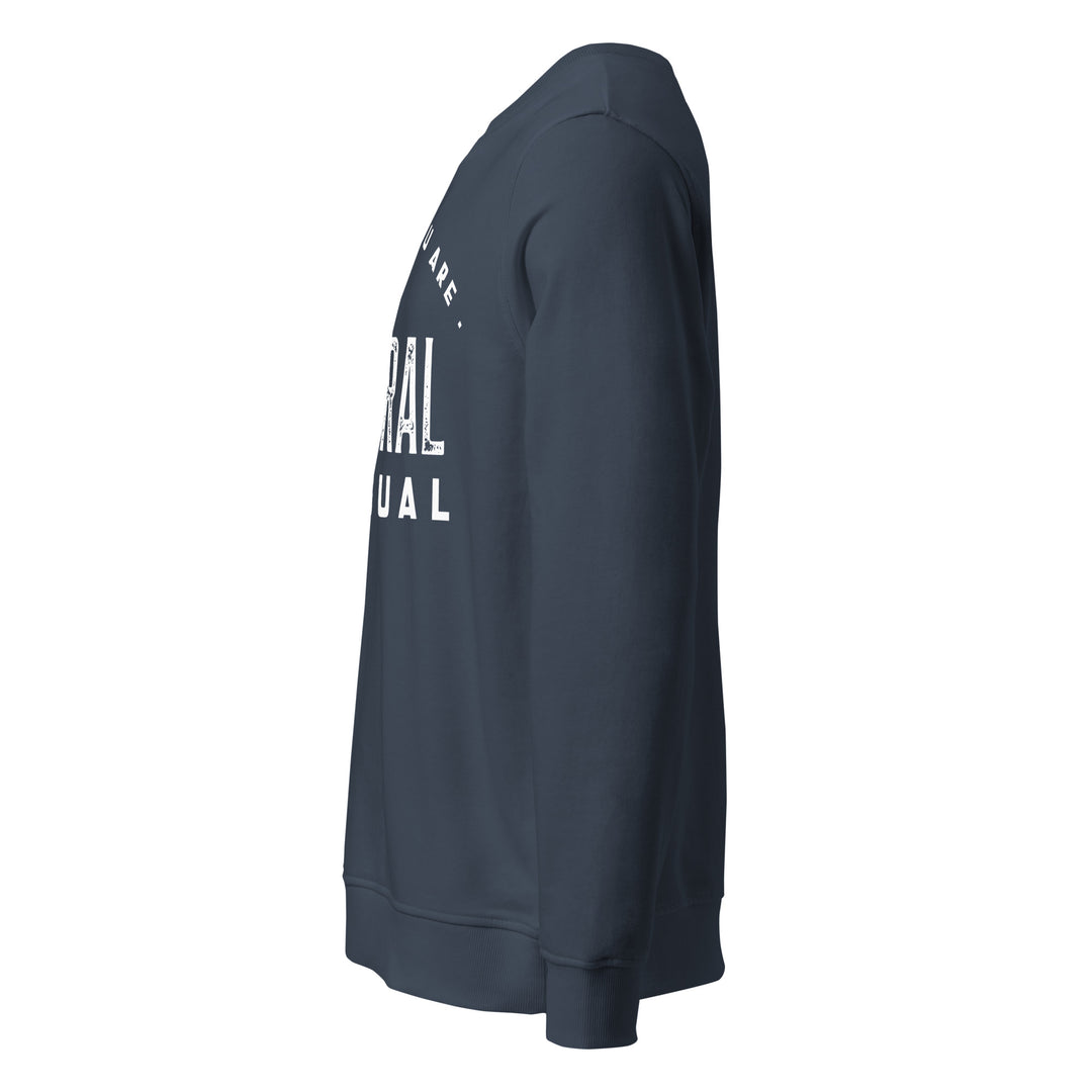 Sweat-shirt doux BIO-écologique Homme Be who you are