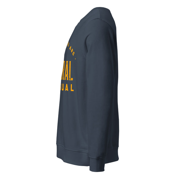 Sweat-shirt doux BIO-écologique Homme Be who you are
