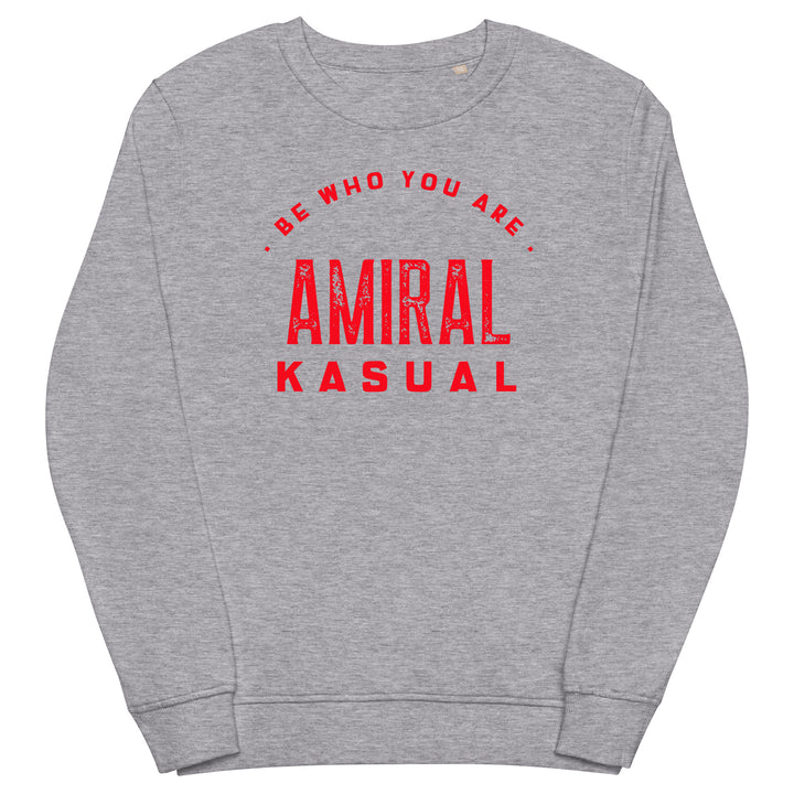 Sweat-shirt doux BIO-écologique Femme Be who you are