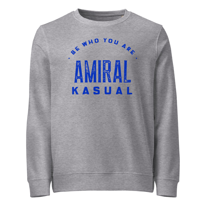 Sweat-shirt doux BIO-écologique Homme Be who you are