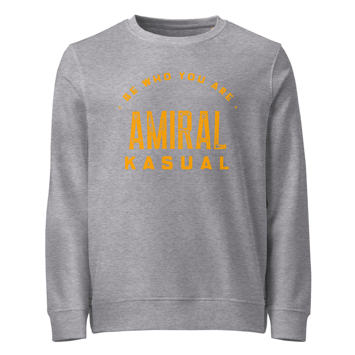 Sweat-shirt doux BIO-écologique Homme Be who you are