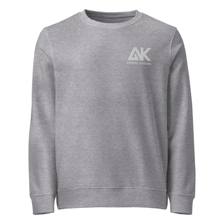 Sweat-shirt doux BIO-écologique Homme Brodé Authentic