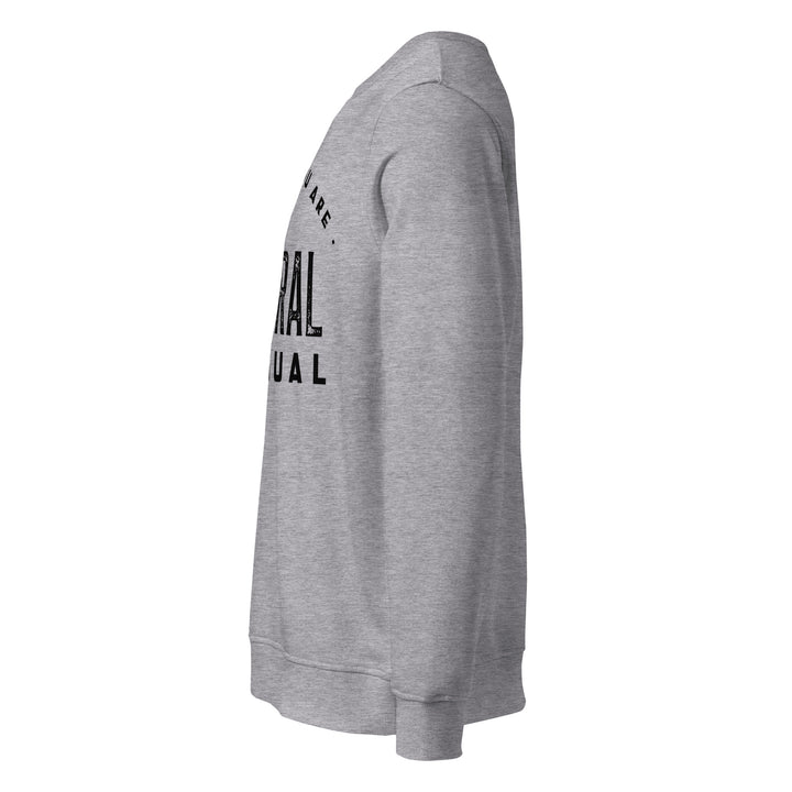 Sweat-shirt doux BIO-écologique Homme Be who you are