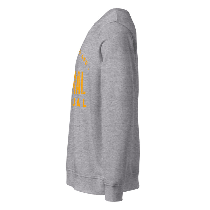 Sweat-shirt doux BIO-écologique Homme Be who you are