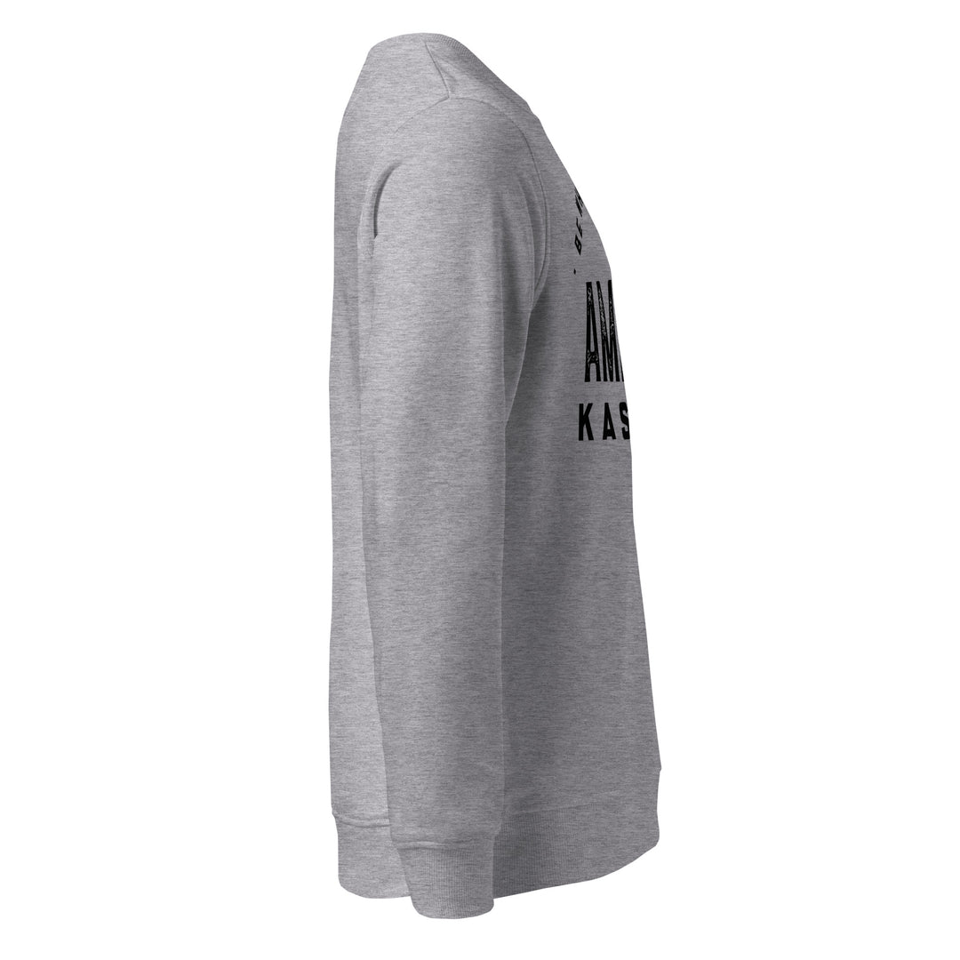 Sweat-shirt doux BIO-écologique Homme Be who you are
