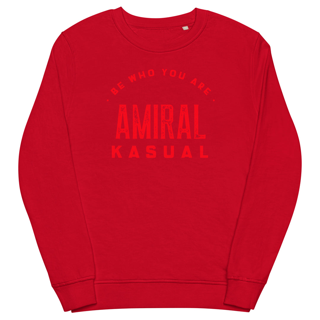 Sweat-shirt doux BIO-écologique Femme Be who you are
