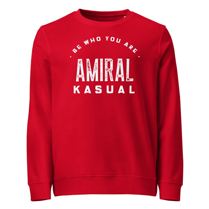 Sweat-shirt doux BIO-écologique Homme Be who you are