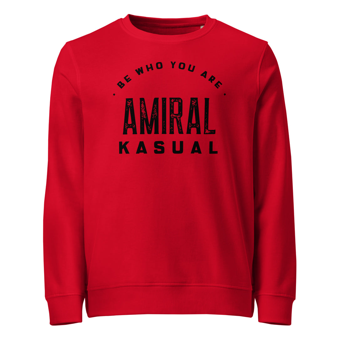 Sweat-shirt doux BIO-écologique Homme Be who you are