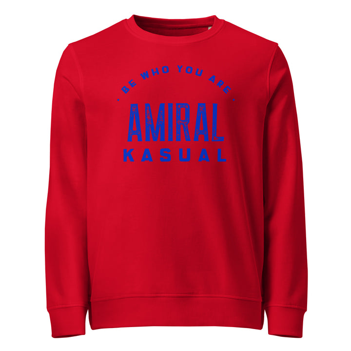 Sweat-shirt doux BIO-écologique Homme Be who you are