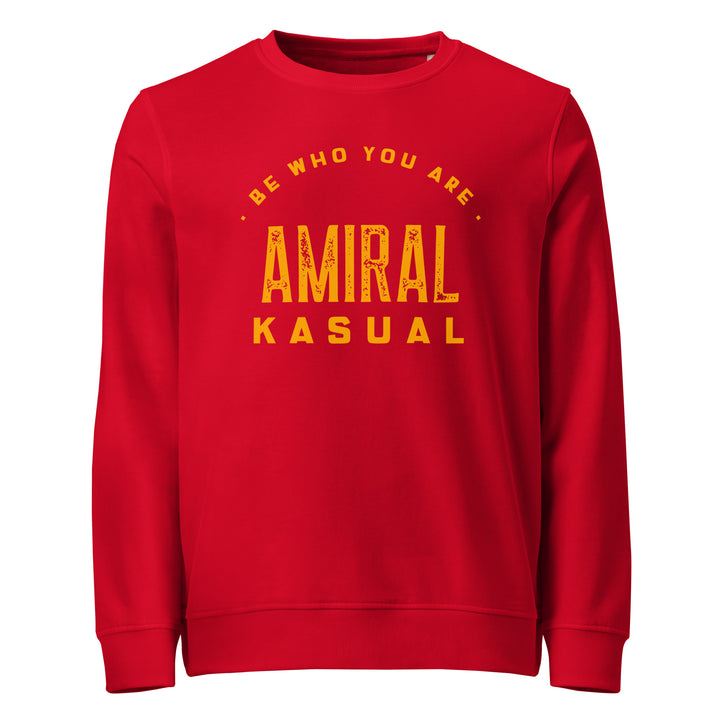 Sweat-shirt doux BIO-écologique Homme Be who you are