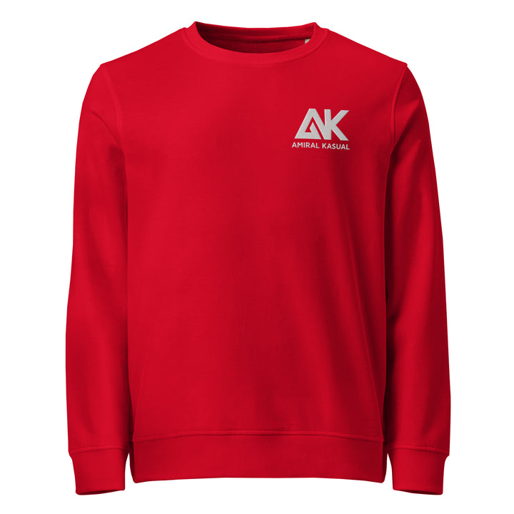 Sweat-shirt doux BIO-écologique Homme Brodé Authentic