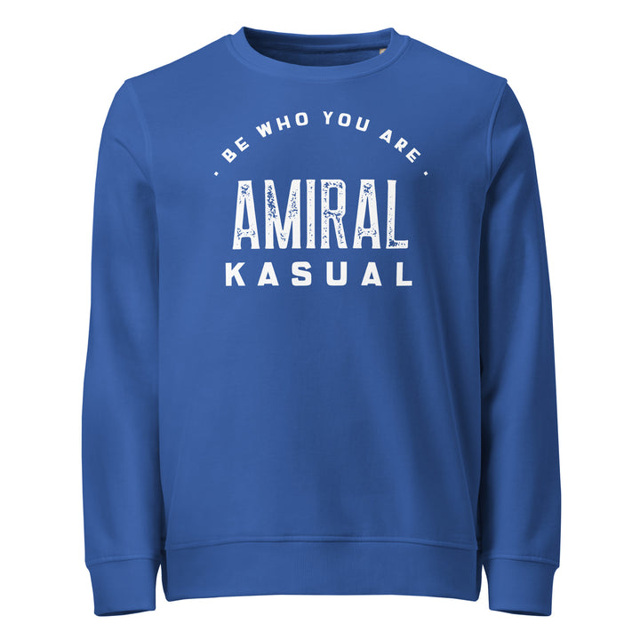 Sweat-shirt doux BIO-écologique Homme Be who you are
