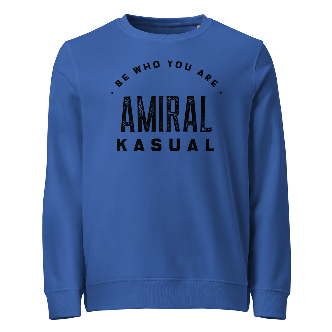 Sweat-shirt doux BIO-écologique Homme Be who you are