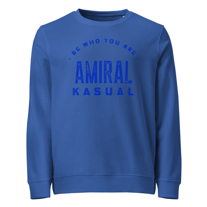 Sweat-shirt doux BIO-écologique Homme Be who you are